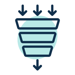 Visueller Funnel-Scan